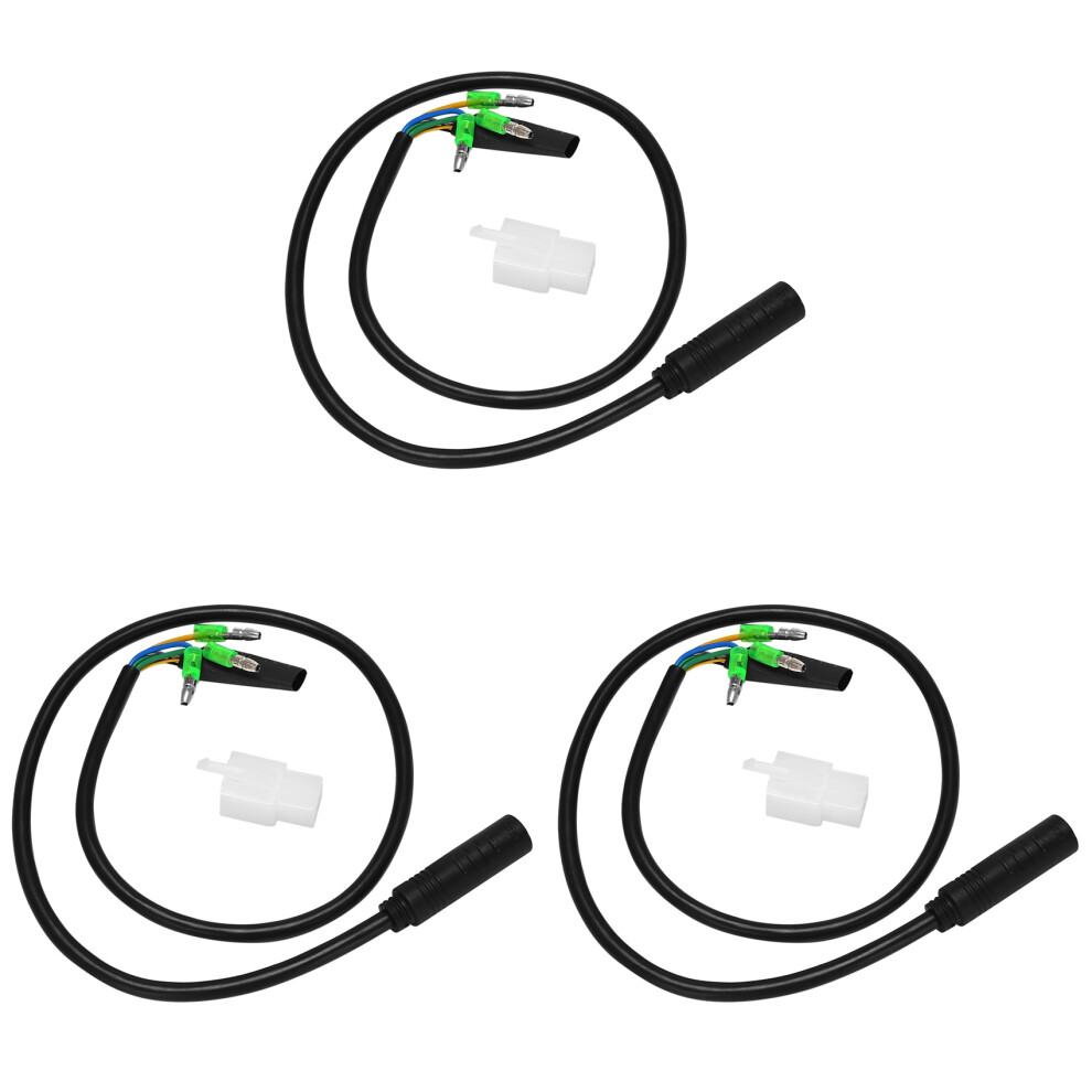 3X Motor Convert Extension Cable 9 Pin Conversion Waterproof Connector E-Bike Motor Extend Cable 60Cm Black 4713327052688