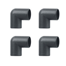 4 Pezzi 42mm Auto Riscaldatore Ad Aria Condotto Tubo Air Vent Uscita L Forma Gomito Bend Tubo di Scarico Connettore per Webasto Eberspaecher