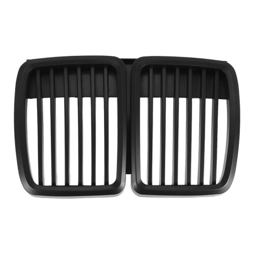 Front Grille Replacement for  E30 3-Series M3 Front Hood Bumper Grill Matte Black 1982-1994 1