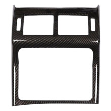 Carbon Fiber Style Car Rear  Air Conditioning Outlet Frame Cover Tirm for  XE XF F-Pace F Pace X761 2016-2018