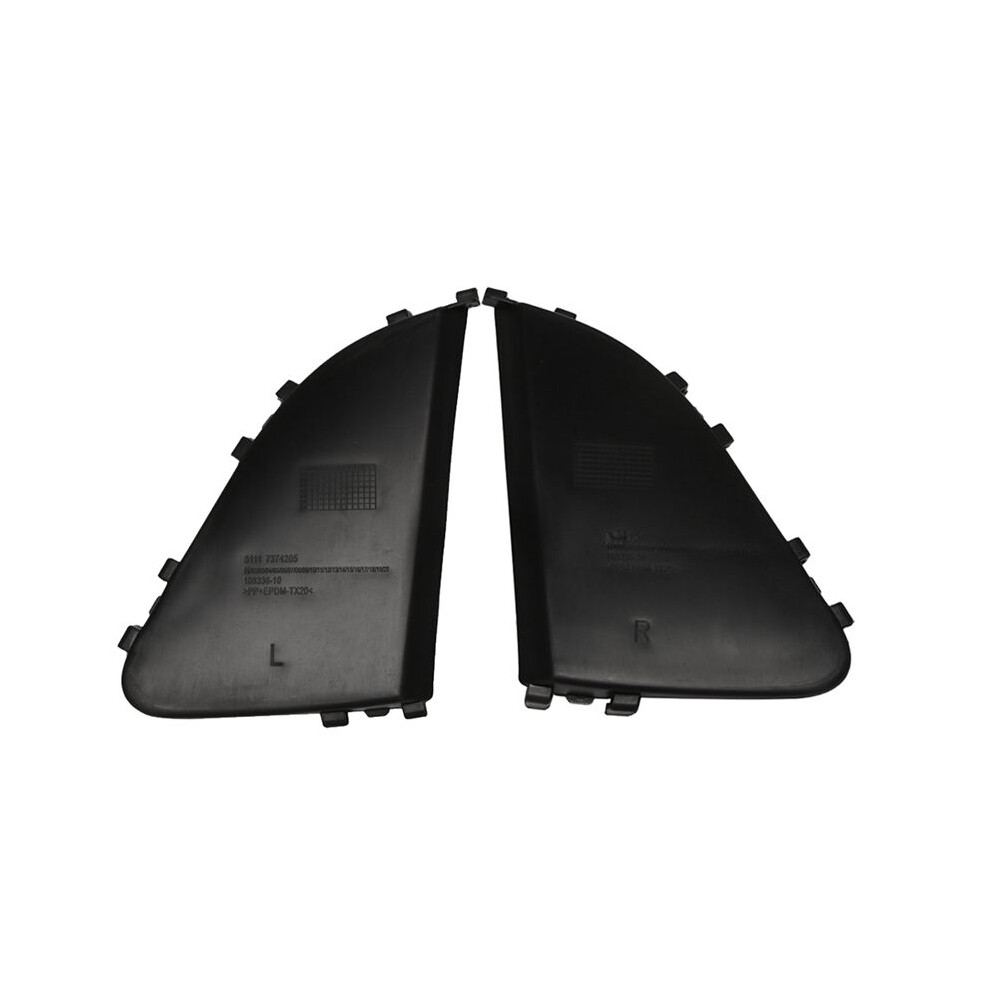 1 Pair Front Left Right Side Closed Grille Center Plastic 51117374205 51117374206 For X1 F48 F49 Sav 2010-2013 Black 6132158572253