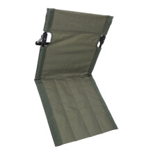 Sedia pieghevole da campeggio verde con schienale 37x39x42 cm