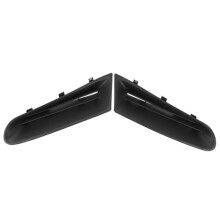 Grille de Ventilation Ouverte pour Pare-Chocs Avant, Grille de Phare Antibrouillard D'Admission 7701208684 pour Clio MK3 2005-2009