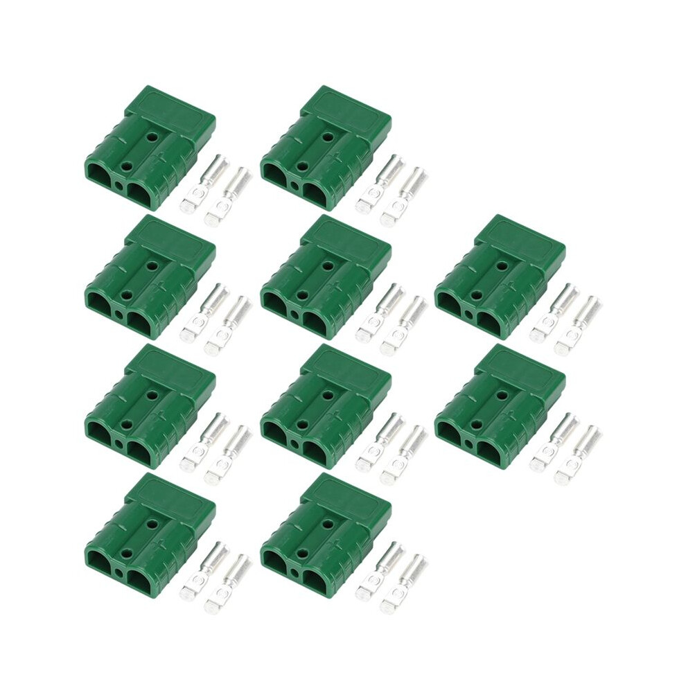 50A High Current Connector For Electric Vehicle Batteries, Ups, Solar Cables, New Plugs Green 4713048890132
