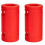 MOTOWOLF Motorcycle 25mm Engine Guard Fall Prevention  Protected Block Crash Bar Bumper Protector Decorative Red Cylinder 1