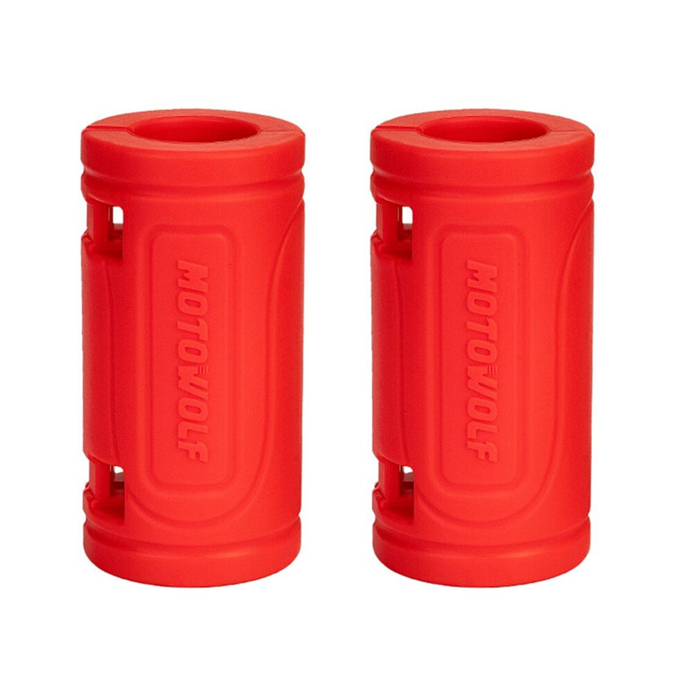 Motowolf Motorcycle 25Mm Engine Guard Fall Prevention Protected Block Crash Bar Bumper Protector Decorative Cylinder Red 6034276682398