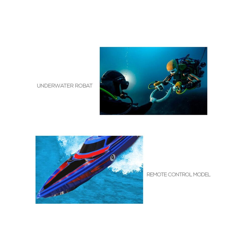 12V-24V 20A Underwater Jet Boat Thruster Engine 4 Blade Positive Propeller Motor For Diy Rc Robot Submarine 4711115428646