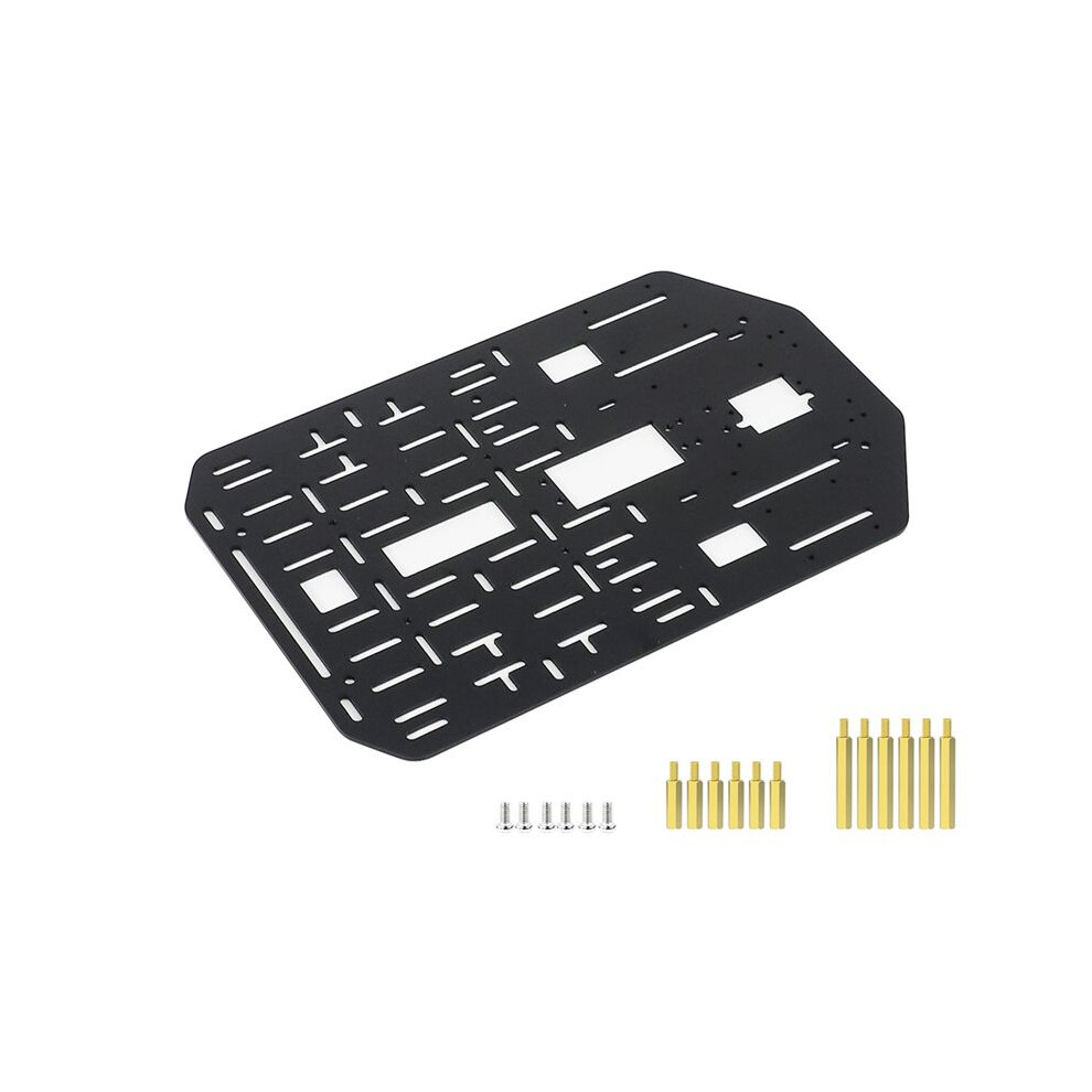Robot Car Bracket Aluminum Alloy Frame 2Mm Wheeled Chassis High-Strength Upper Plate Support Multi-Layer Stacking 6131180440554