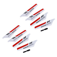 8 x Blades Syma S107 S107G Gyro Remote Control Helicopter Spares Repair RED