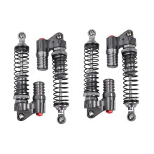 4Pcs Amortisseur de L'alliage D'aluminium 90mm Amortit pour le Camion Axial de Scx10 D90 de Rampeurs de Rc D'ÉChelle de Rc