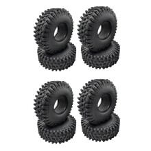 8PCS 120MM 1.9 Rubber Rocks Tyres Wheel Tires for 1/10 RC Rock Crawler Axial SCX10 90046 AXI03007 TRX4 D90 TF2