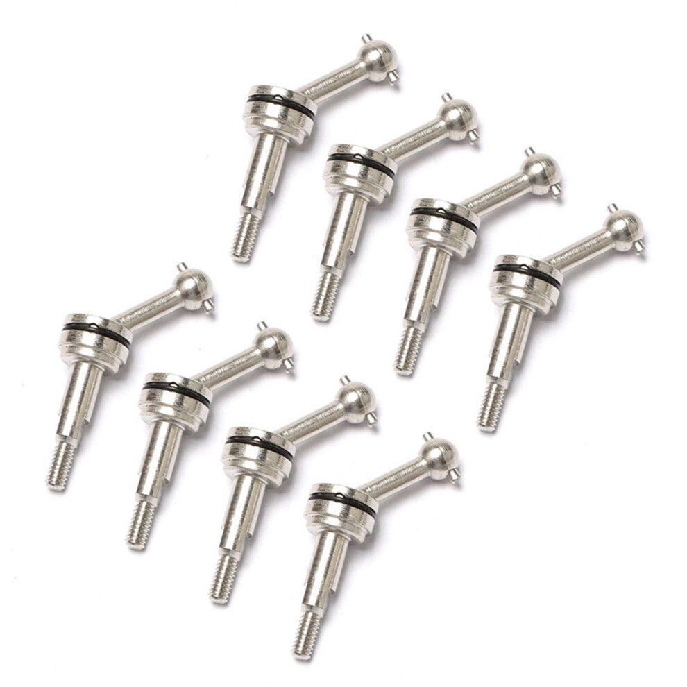 8Pcs 2Mm Extended Metal Cvd Universal Joint Shaft Transmission For K969 K979 K989 P929 1/28 Rc Car Upgrade Parts 4713933482350