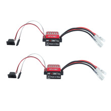 2X 1060 60A ContrôLeur de Vitesse ESC Brossé éTanche Frein Avant Et Frein ArrièRe pour Chenille Axiale Scx10 Trx4