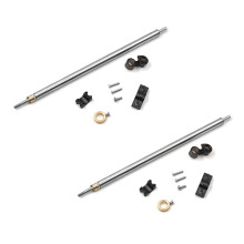 2X FT011-12 Stahl Tube Rohr Baugruppe Metallwelle Ersatz Teil Komponente für Feilun FT011 RC Boot Schnellboot ZubehöR