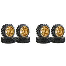 8 Stück Gummireifen Radreifen für XV-01 XV01 TA06 TT-01 TT-02 PTG-2 1/10 RC Auto Upgrades Teile Zubehör,2
