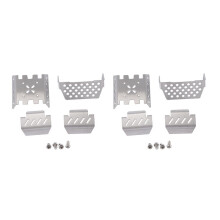 2X Metal Chassis Armor Axle Protector Plate for YiKong YK4082 YK4102 YK4103 Absima Sherpa RC Crawler Car Upgrade Parts