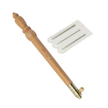 Stickhaken mit Nadel (0,8 mm, 1,0 mm, 1,2 mm) zum Perlensticken