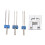3Pcs Stretch Machine Needle and Presser Foot Set 2/90 3/90-C 1