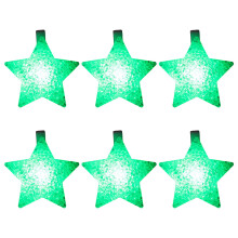 Pack of 6 Glowing Bracelets Fun Light Up Wristbands-green