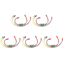 5X Bidirezionale Bidirezionale 5A ESC Regolatore di Velocità Spazzolato Dual Way ESC 2S-3S Lipo per Pezzi di Ricambio del Carro Armato Della Barca di