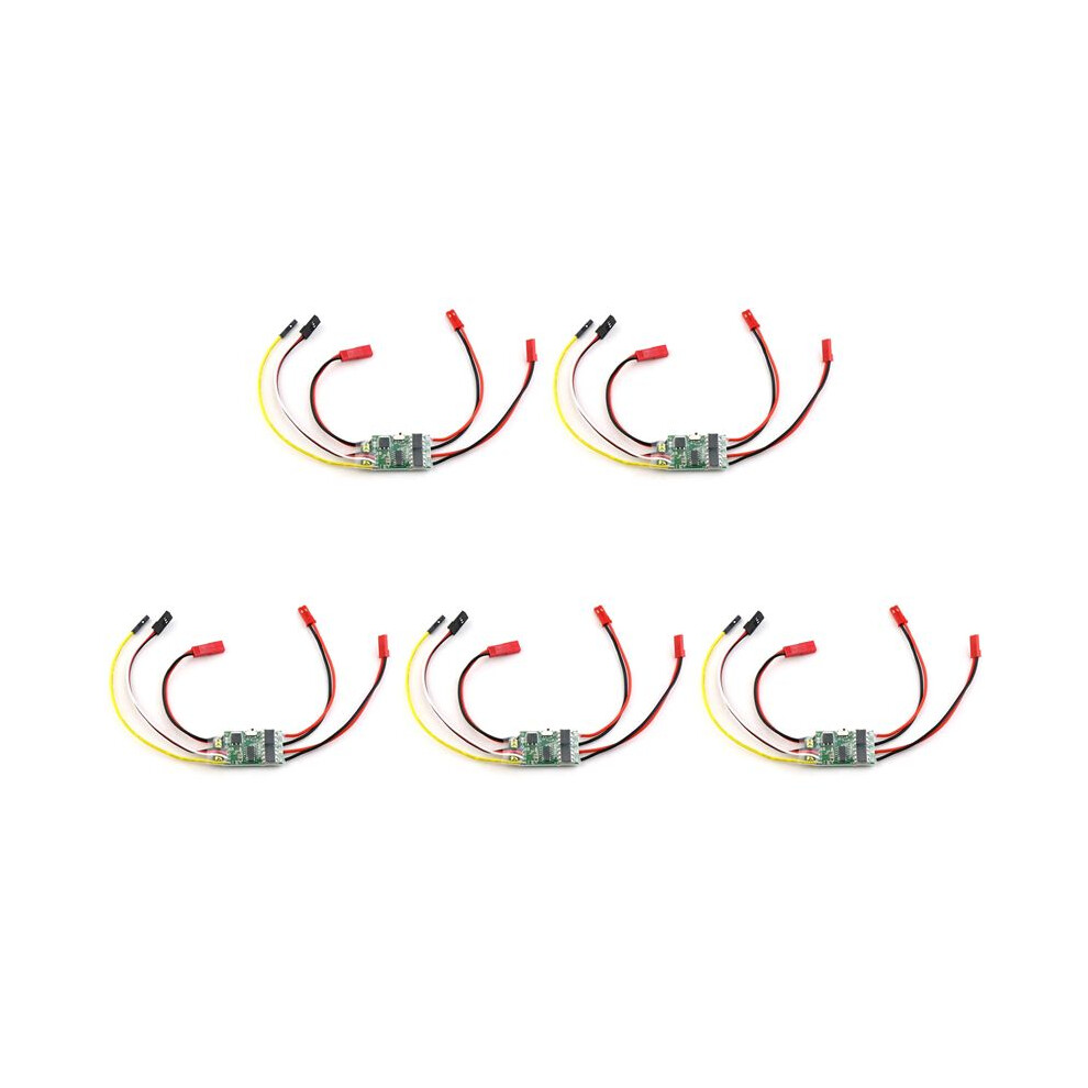 5X Two-Way Bidirectional 5A Esc Brushed Speed Controller Dual Way Esc 2S-3S Lipo For Rc Model Car Boat Tank Spare Parts 6132286754255