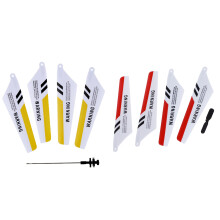 Syma Full Set Replacement Parts with 4 x Blades Syma S107 S107G Gyro Remote Control Helicopter Spares Repair RED