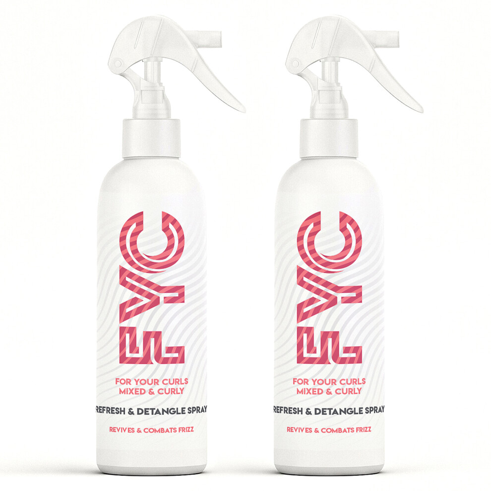 Fyc For Your Curls Refresh & Detangle Spray Frizz Control Curl Define 2 X 250Ml