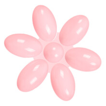 Ciotola in plastica per cibo per gatti, 42 cm, rosa, facile da pulire, distributore per cuccioli e gattini