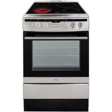 Amica 608CE2TAXX Freestanding Ceramic Top Cooker 60 cm Stainless Steel [Energy Class A]