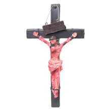 Wooden Catholic Cross Religious Christian Crucifix Church Home