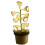 Delicate Crocheted LED Light Potted Plant Cotton-Warm light 1