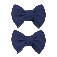 Lot de 2 gants de cuisine en Silicone avec pince à nœud-Bleu