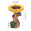 Sonnenblumen Vogelbad Harz Gartendeko 2