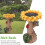 Sonnenblumen Vogelbad Harz Gartendeko 13
