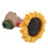 Sonnenblumen Vogelbad Harz Gartendeko 1
