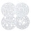 4 Pack Unique Cake Stencils Cake Spray Molds Flower Cake-4 1
