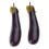 2pcs Foam Eggplants for Photography Lightweight Artificial-  A 1