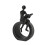 Reading Statue Abstract Art Sculptures Collectibles-Black 1