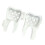Toothbrush Head Protector Case With Ventilation Hole For-White 1
