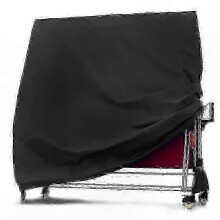 (As show, grey) All-Weather Ping Pong Table Cover, 165x70x185cm, Waterproof & Dustproof for Outdoor Use