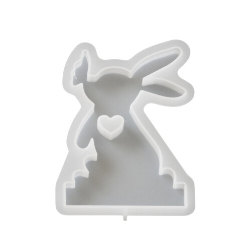 Moule en Silicone en forme de lapin d'arbre évidé Unique, pour-B