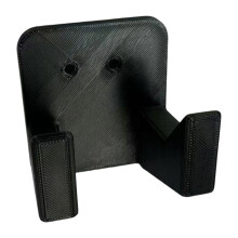 Hangend hamerrek met gereedschapsopbergrek Schroef Plastic-Zwart