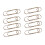 8Pcs/pack Strong Carbon Steel Heart Clips Suitable For-silver 1