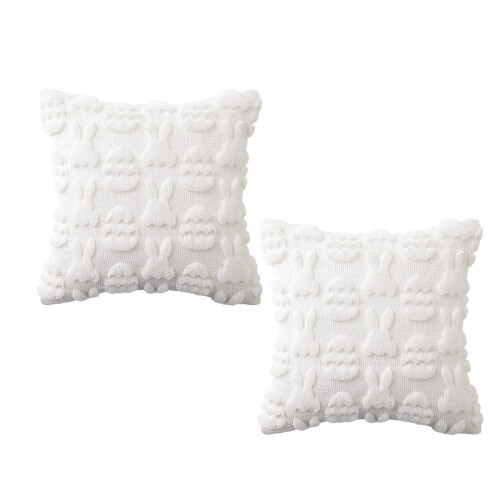 Eigentijdse Europese design kussenbeschermers met-45x45cm Wit