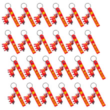 24 stuks betoverende Animal Link flexibele rubberen bevestiging