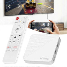 (AU Plug, 2g8g) H96 Max Android 14.01 TV Box 4K HDR10+ WiFi 6 Allwinner H313 Quad Core Streaming Media Player with 5G WiFi & BT 4.0