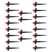20 Stuks Tuin Water Sprinkler Spikes Basis-Dubbel slot 8 gaten