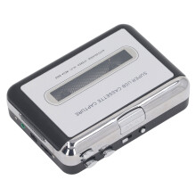 Lecteur Convertisseur Portable de Cassette en MP3 avec Écouteurs, Adaptateur USB
