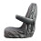 Coprisedile per tagliaerba a guida M, Nero, 2 tasche 9