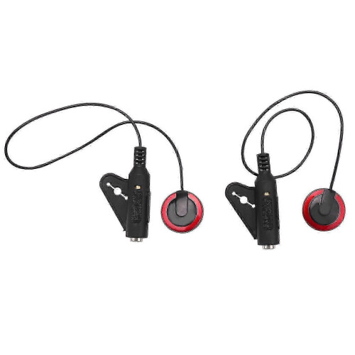 (As show, One size) 2Pcs Piezo Contact Microphone Mic Pickup for Stringed Instruments